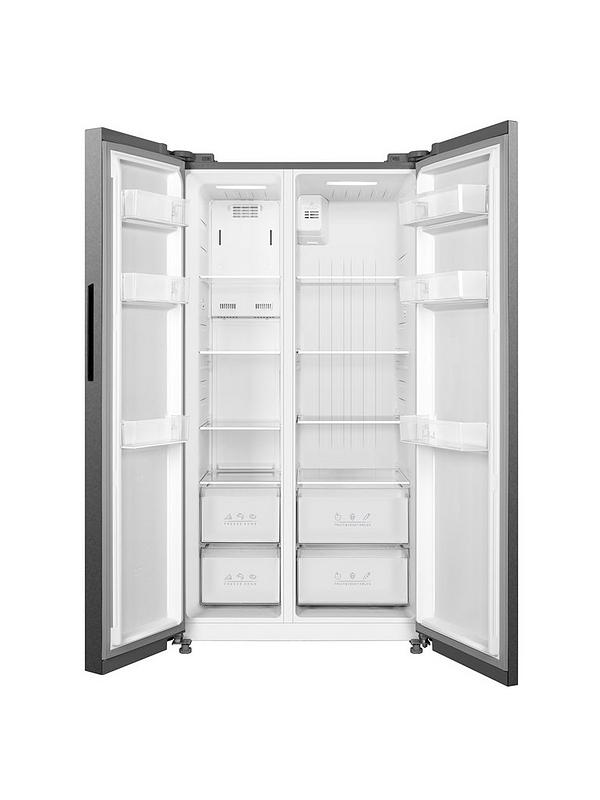 Swan SR750160I 90cm Wide Total No Frost American Style Fridge Freezer - Inox - Image 3